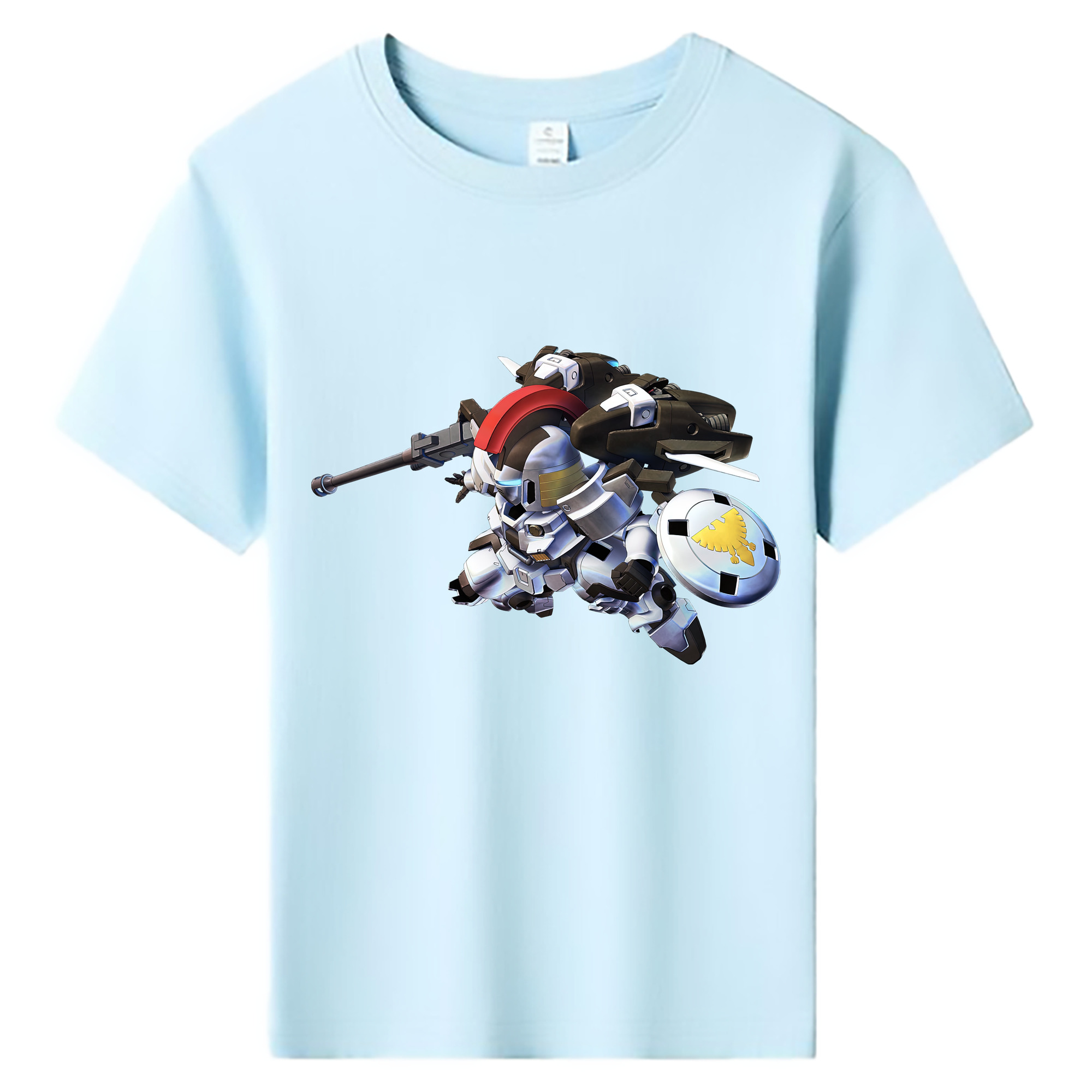（画像用） 機動戦士ガンダム Mobile Suit Gundam 綿100％キッズTシャツ（フロントプリント）